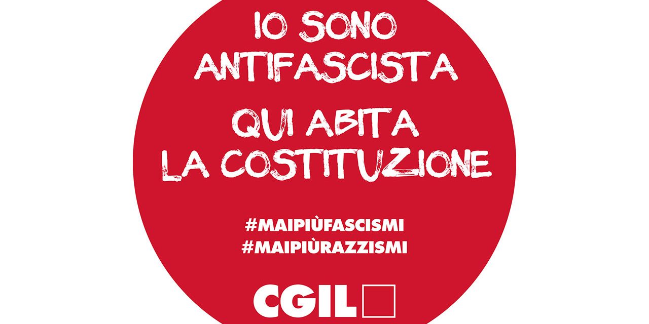 Provocazione fascista alla Cgil di Modena e Reggio