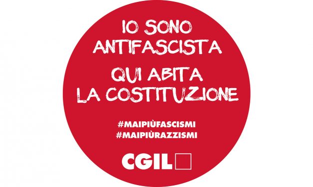 Provocazione fascista alla Cgil di Modena e Reggio