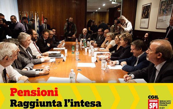 Pensioni, raggiunta l’intesa
