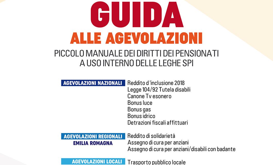 Guida alle agevolazioni